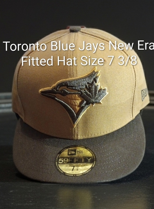 New Era Other - Toronto Blue Jays New Era Tan and Brown Fitted Hat Size 7 3/8